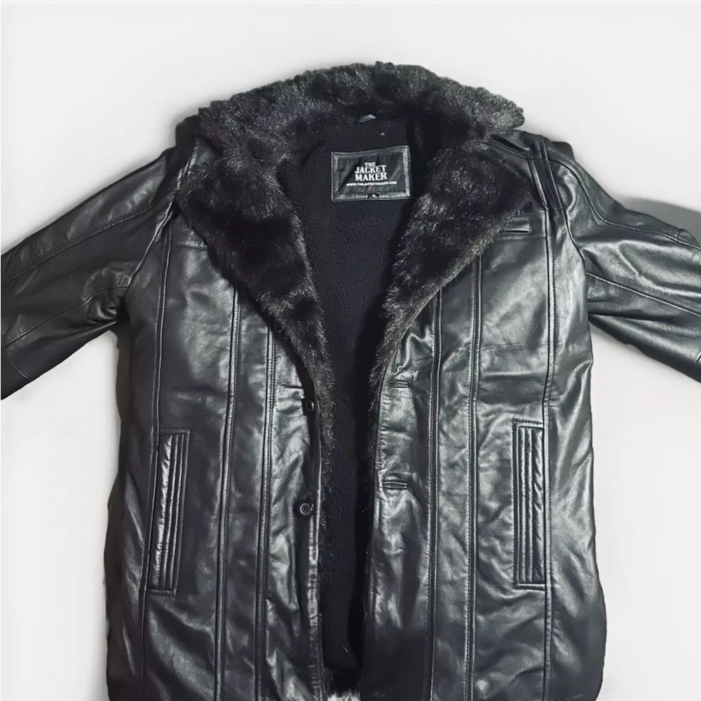 Black Leather Coat